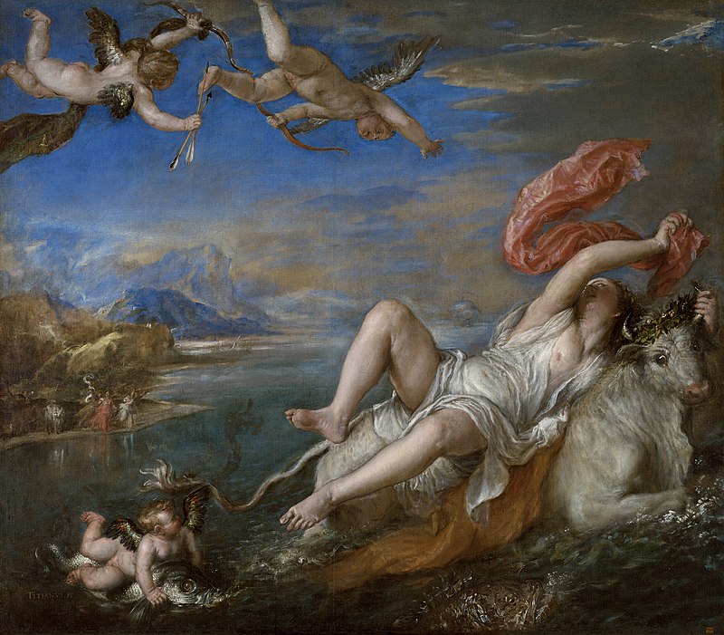 EUROPA, LA DONNA RAPITA DA ZEUS